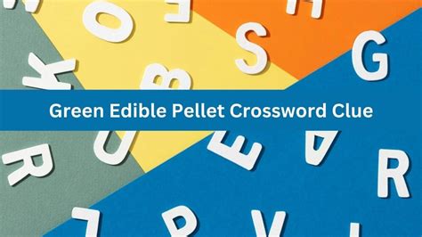 pellet crossword clue